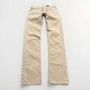 Adriano Goldschmied AG Mens Beige Tellis Modern Slim Denim Straight Pants 28x34